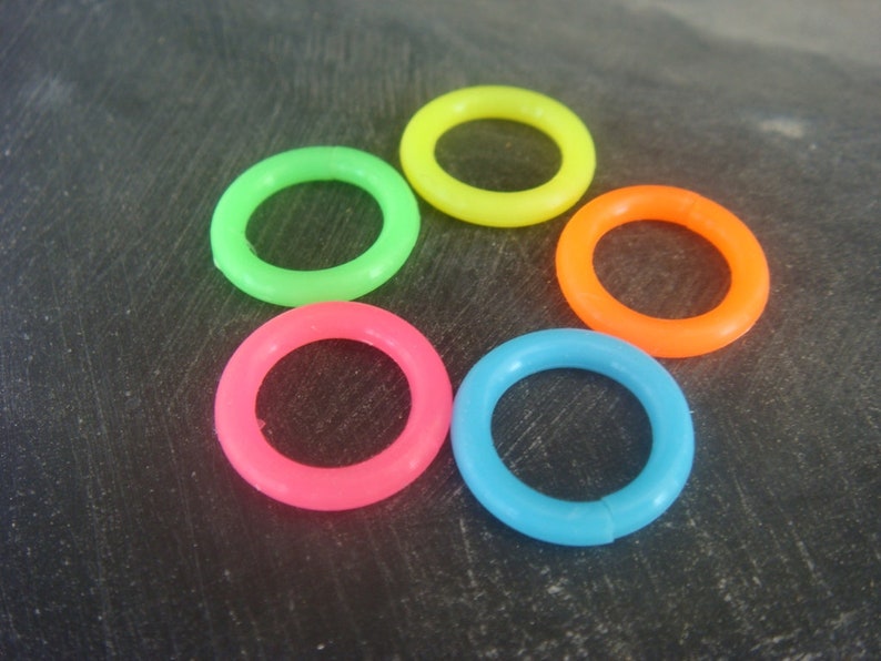 Neon Ear Cuff Neon Ear Cuff Set of 5 Hypoallergenic Earrings Rainbow Earrings Body Jewelry