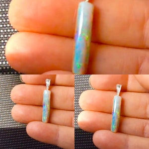 Australian Opal Necklace, Opal Pendant, Boho Jewelry, One of A Kind