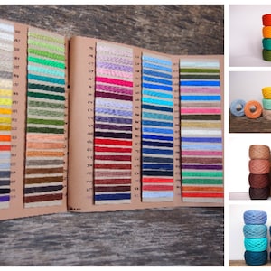 OFFRE SPÉCIALE - 32 boules + Carte de couleur gratuite 100 couleurs, Fil de lin, Haute qualité, Fil de lin pour crochet, Tricot, Tissage