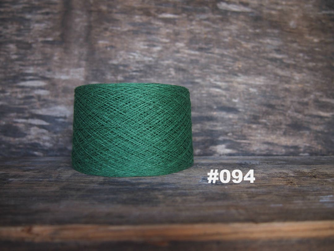 Leaf Green Linen Yarn 094 High Quality Linen Yarn for Etsy