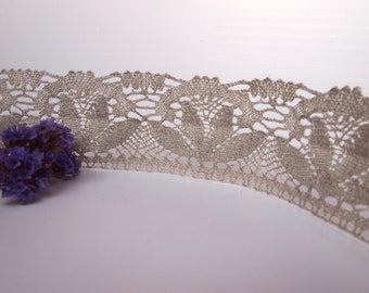 100% Natural Linen Lace Trim, High Quality