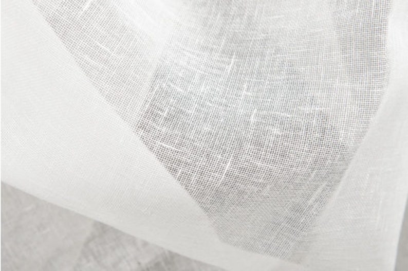 22 Yards 100% White Linen Fabric Linen Fabric for Any Your | Etsy