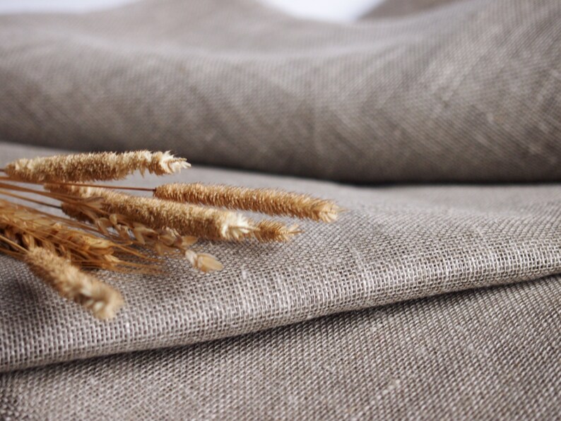 2,2 yards, Natural Linen Fabric, Eco Fabric, Linen Fabric For Any Your Project, High Quality Linen Fabric image 3