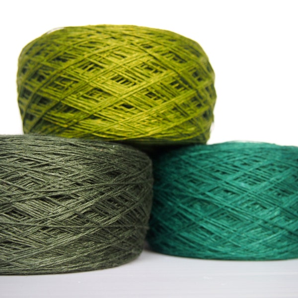 3 boules, fil de lin naturel, de haute qualité, fil de lin pour Crochet, tricot, 300 g/10,5 oz