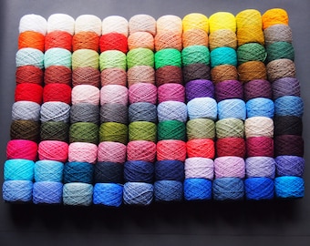 100 LINEN Yarn Colors, 10g, 20g, 30g, 40g, 50g,  Balls for sewing, crochet, macrame, 1ply, 2 ply, 3ply, 4ply, 2kg/70oz