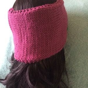 Flower Headband Knitting Pattern image 4