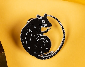 Black Rat Pin