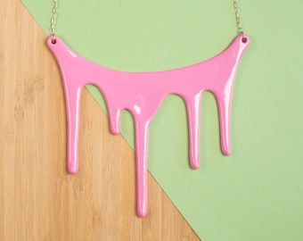 Pink Statement Necklace - DRIP