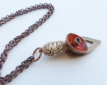 Poppy Red Necklace