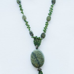 Forest Inspired Tassel Necklace image 5