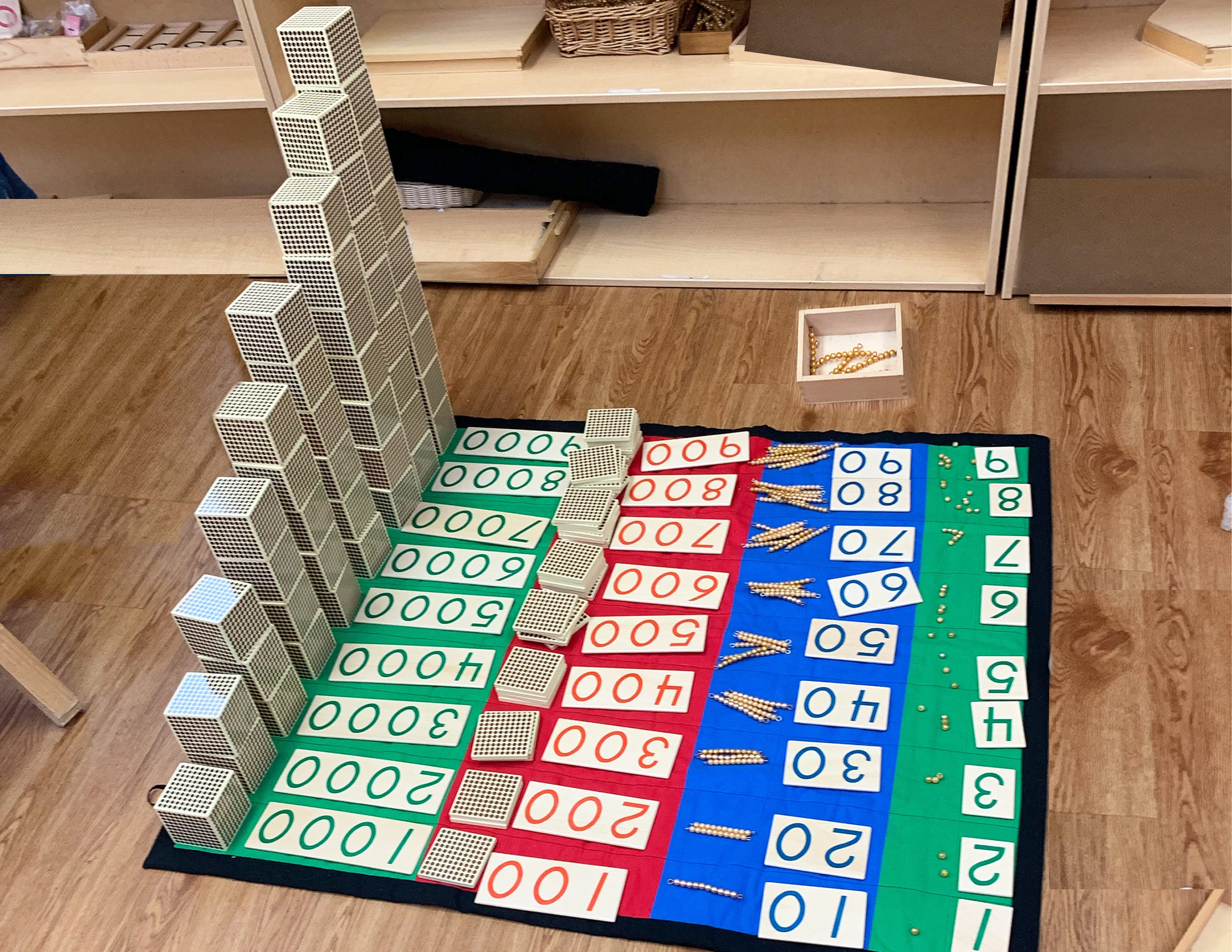 Montessori 45 Layout Math Mat Montessori 45 Layout Mat Etsy Canada