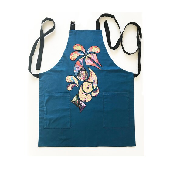Women's Apron Fancy Apron Kitchen Apron Gift for Mom Etsy
