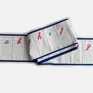 Cursive Alphabet Roll, Lower-case Cursive Alphabet, Montessori Lower-case Alphabet Mat, Montessori Alphabet, Montessori Language Learning