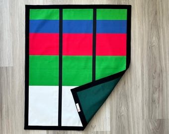 Montessori Place(Printed) Value Mat: Cotton Fabric, Math Learning work Mat