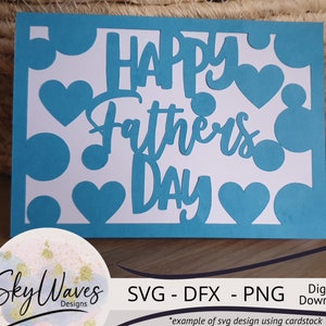 Carta per la festa del papà svg, dfx e png file di taglio - carta per la festa del papà Cricut