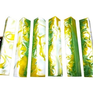 Resin pen blanks