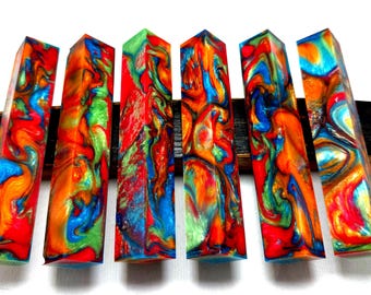 Alumilite Clear Resin Pen Blank: Woodturning Craft