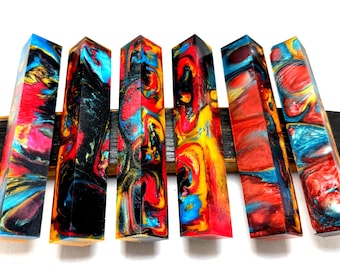 Alumilite Clear Resin Pen Blank: Woodturning Craft