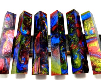 Alumilite Clear Resin Pen Blank: Woodturning Craft