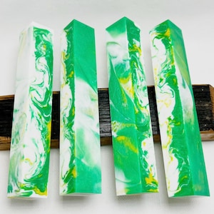 Alumilite resin pen blank, woodturning pen, Resin craft.