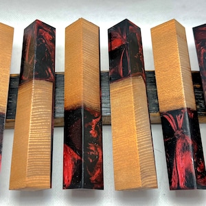 Stabilised Scottish Elm hybrid pen blanks