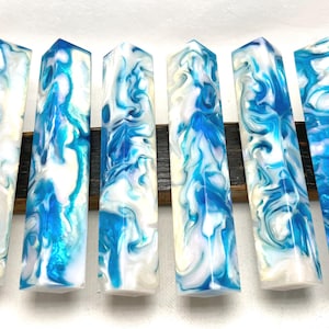 Alumilite deep resin pen blank, woodturning pen, Resin craft.
