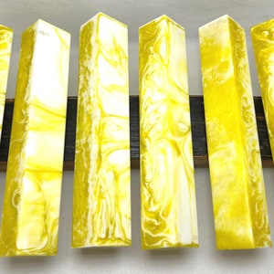 Resin pen blanks