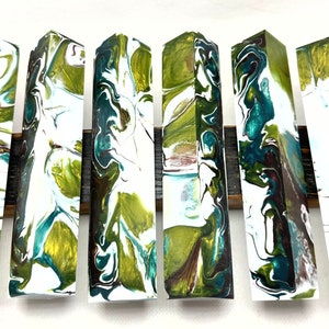 Alumilite resin pen blank, woodturning pen, Resin craft.
