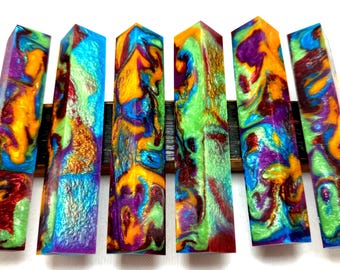 Alumilite Clear Resin Pen Blank: Woodturning Craft