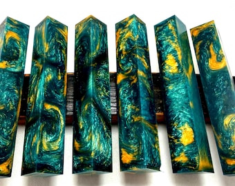 Alumilite Clear Resin Pen Blank: Woodturning Craft