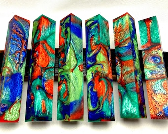 Alumilite Clear Resin Pen Blank: Woodturning Craft