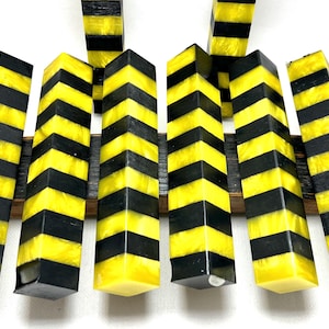 Bumblebee Alumilite resin pen blank, woodturning pen, Resin craft.