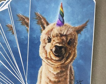 Alpacacorn Stickers