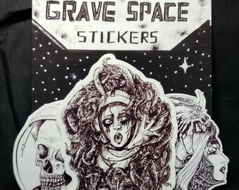 Grave Space Stickers