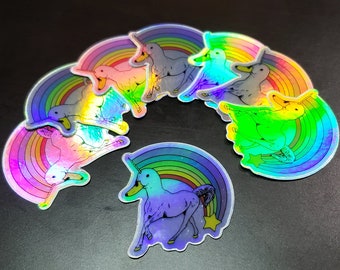 Duckiecorn Holo Sticker