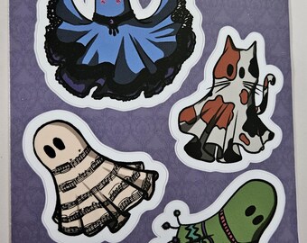 Bedsheet Buddies Ghost Stickers