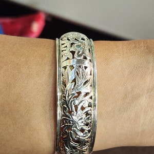 Ming's Hawaii RARE Solid Sterling Silver Carved Four Seasons