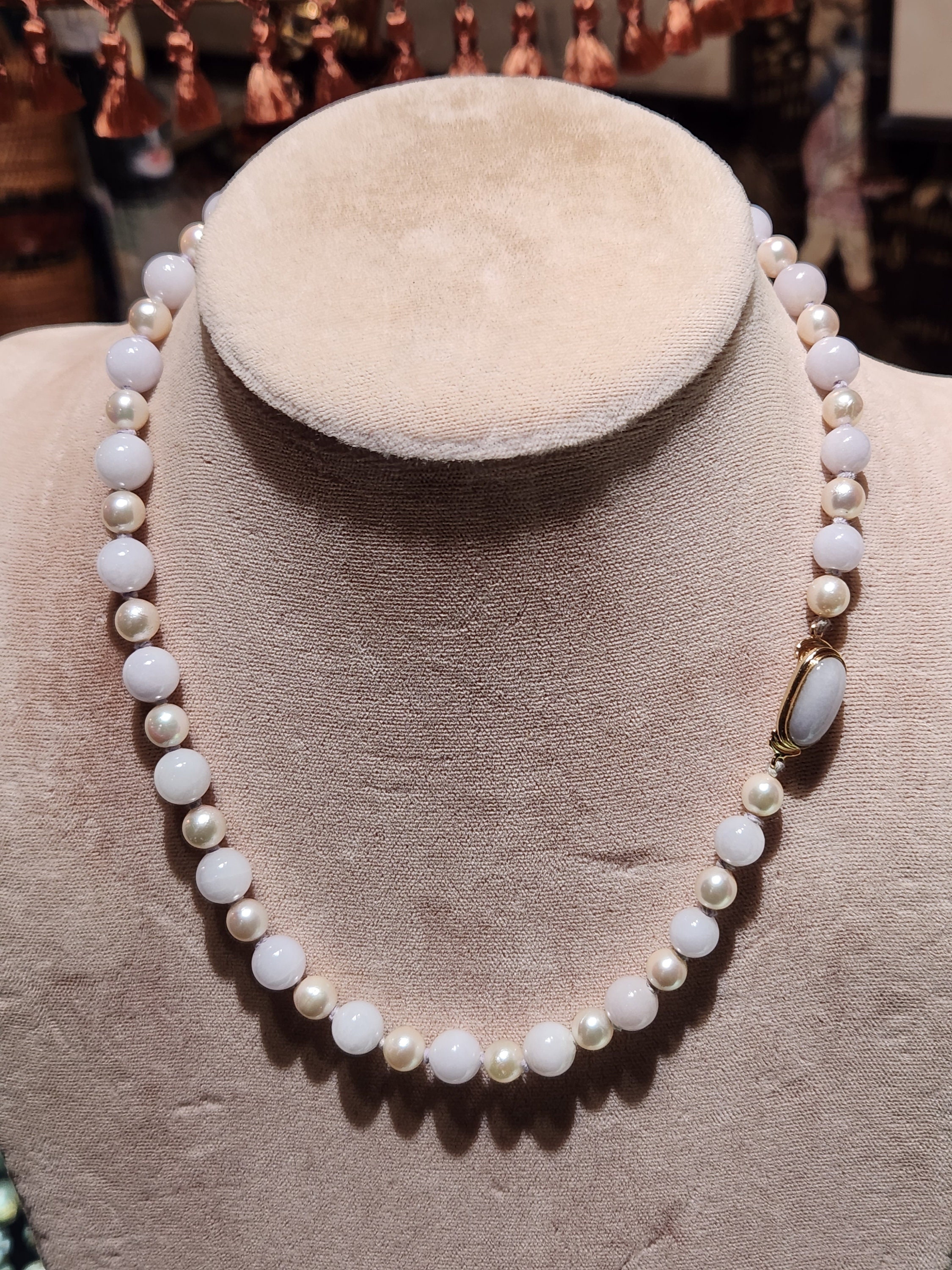 【HYERES LOR】23SS★ H edition White Pearl Bead Necklace MH-9166_1ad8fb2f-3649-4f0d-