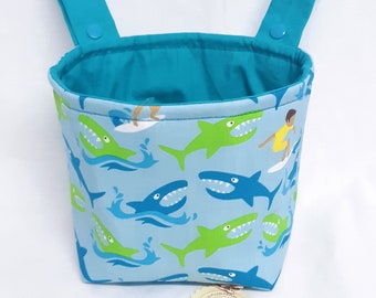 Handlebar bag "Surfer/Shark/Turquoise"