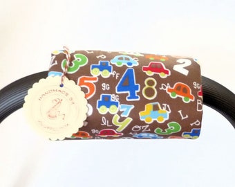 Baby seat "cars and numbers" carrier pad