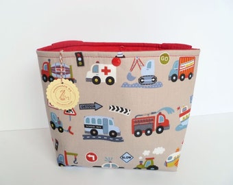 High chair bag "Vehicles"