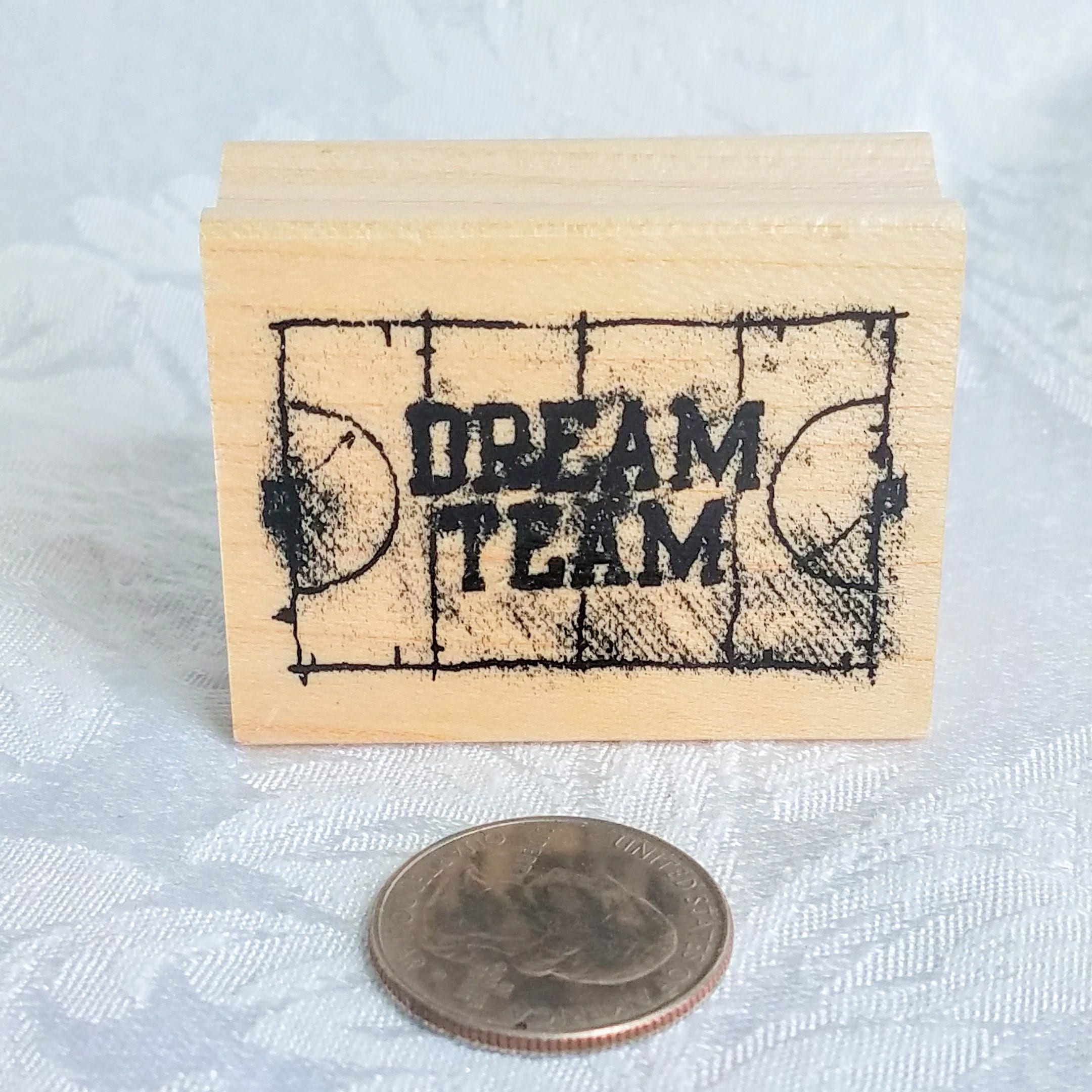 Dream TEam Rubber Stamp Club Scrap Limited Edition Stamp Etsy