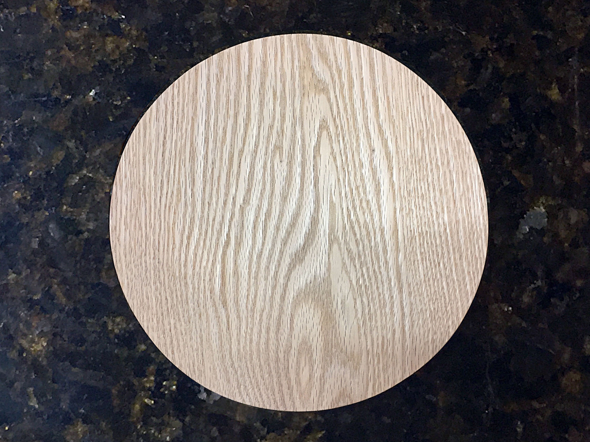 Large 1/2 Thick Oak Unfinished Wood Circle 2.5 Etsy
