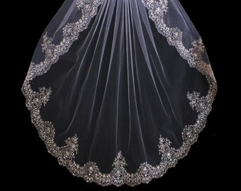 extravagant wedding veils
