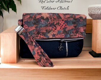 Sustainable Cork Leather Fold-Over Wristlet or Wallet