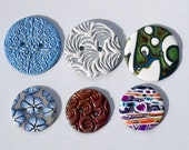 Mixed lot of polymer clay buttons 2 sizes of buttons buttons for knitting buttons for crochet buttons handmade buttons