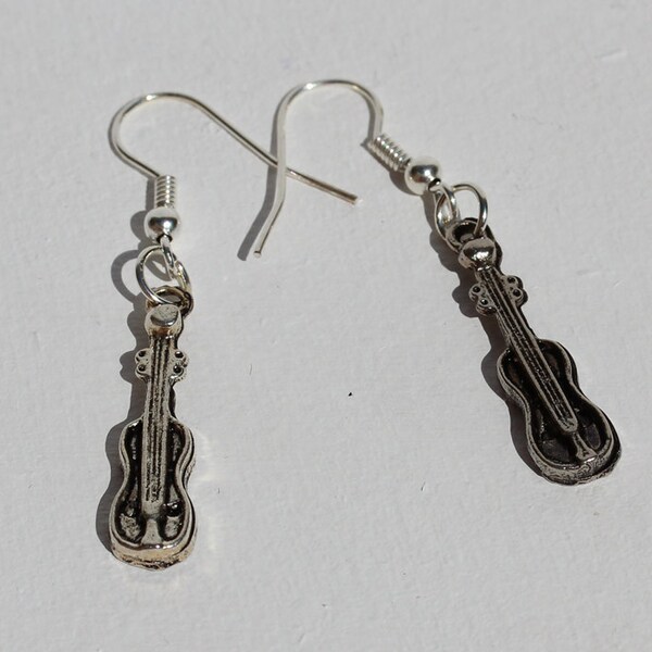 Little violine earrings no. 11-122 unique handmade fantasy fashion design authentic boho statement jewelry