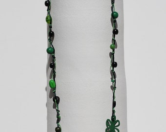 Deep Forest Pixie necklace no. 11-503 unique handmade fantasy fashion design authentic boho statement jewelry