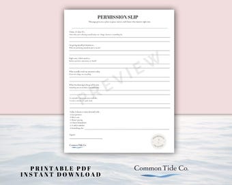 Afdrukbaar machtigingsbewijs – resetwerkblad van één pagina voor overweldiging, burn-out en emotionele belasting (pdf)