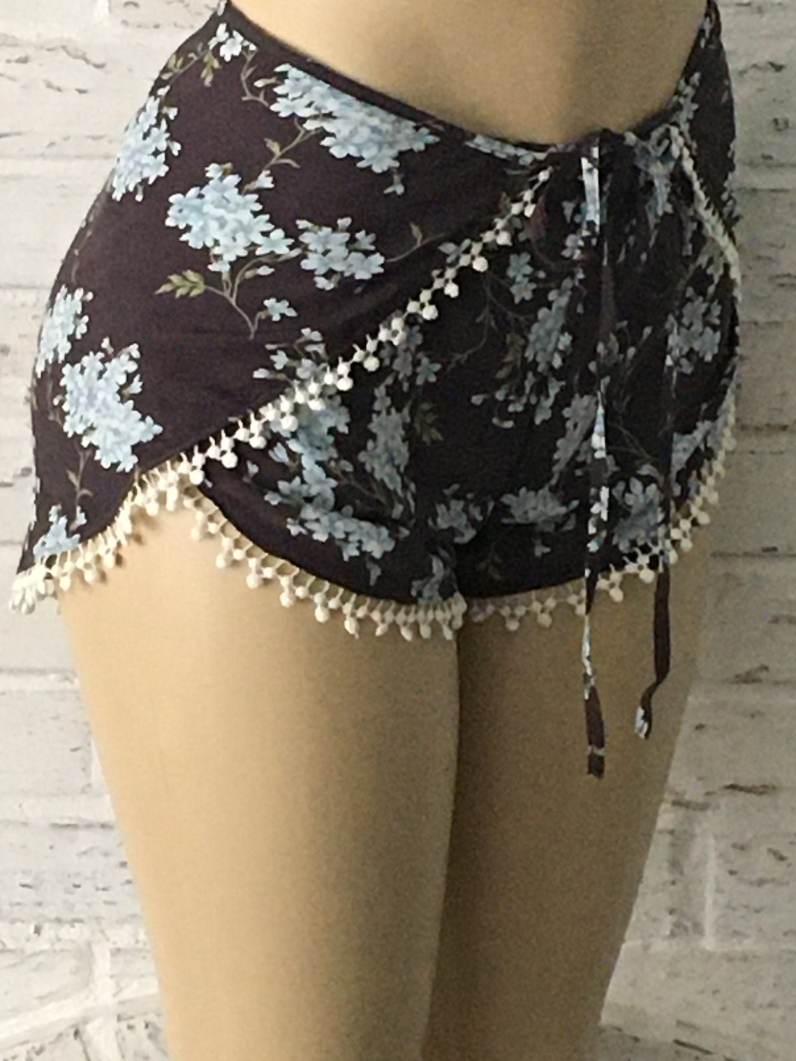 Women's Summer Wrap Shorts Etsy